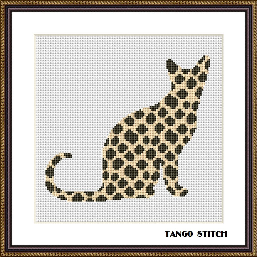 FREE cross stitch animal pattern: Cats - Cheering Studio