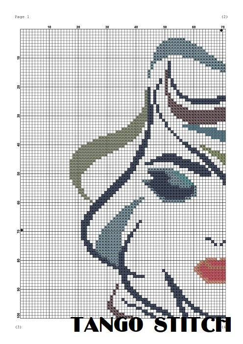 Modern Cross Stitch Pattern. ABSTRACT Cross Stitch, Easy