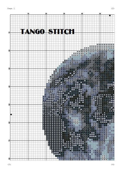 Full Moon cross stitch pattern – JPCrochet