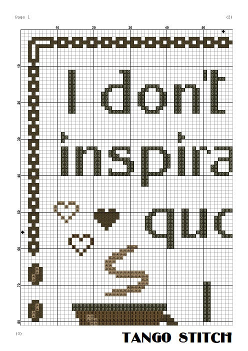 All I Need is Coffee & Books Cross Stitch Pattern Instant 