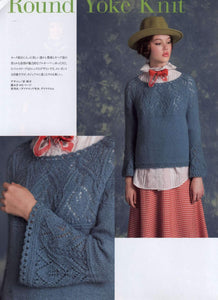 Elegant gray womens sweater easy knitting pattern