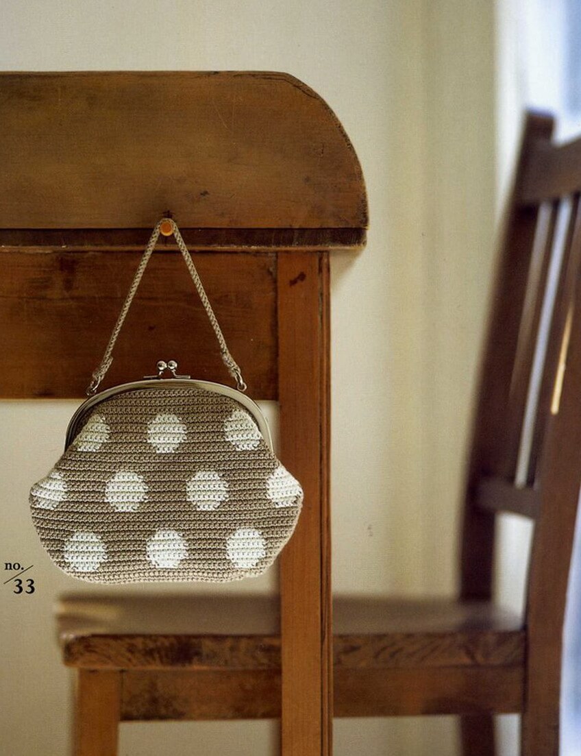 Cute crochet small bag pattern JPCrochet