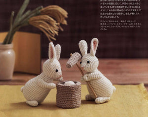 Amigurumi rabbits cute animals crochet pattern