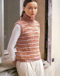Casual vest easy quick knitting pattern