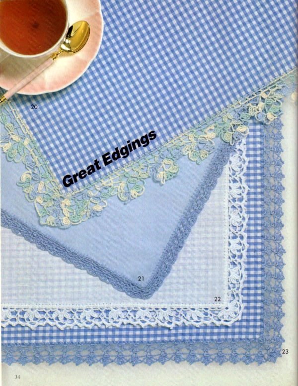 Elegant crochet ending simple patterns