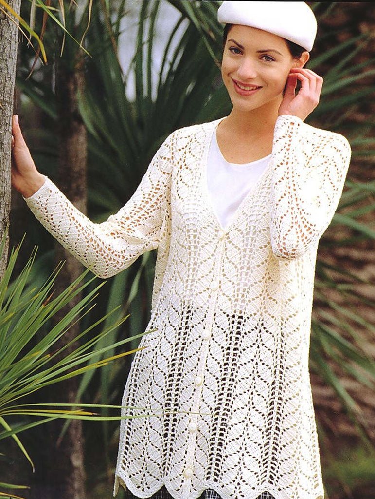 Elegant tunic crochet pattern