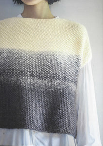 Gradient colors vest easy knitting pattern