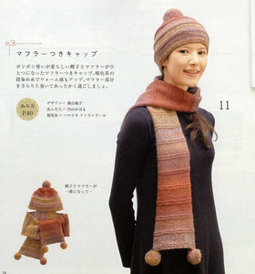 Easy hat and scarf set knitting pattern