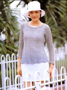 Simple casual pullover knitting pattern