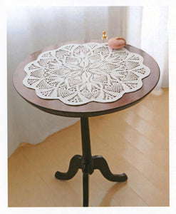 Pineapple lace cute crochet table center doily