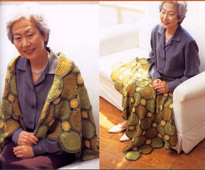 Round motifs easy crochet blanket