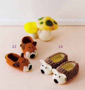 Cute animals crochet boots for baby