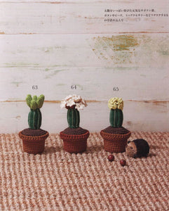 Cute crochet cactuses