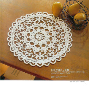 Easy round doily crochet pattern