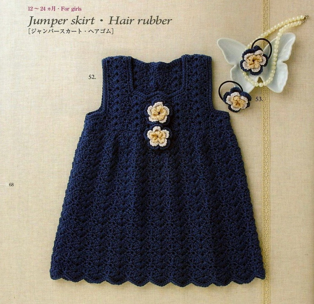 Cute crochet dress for baby girl