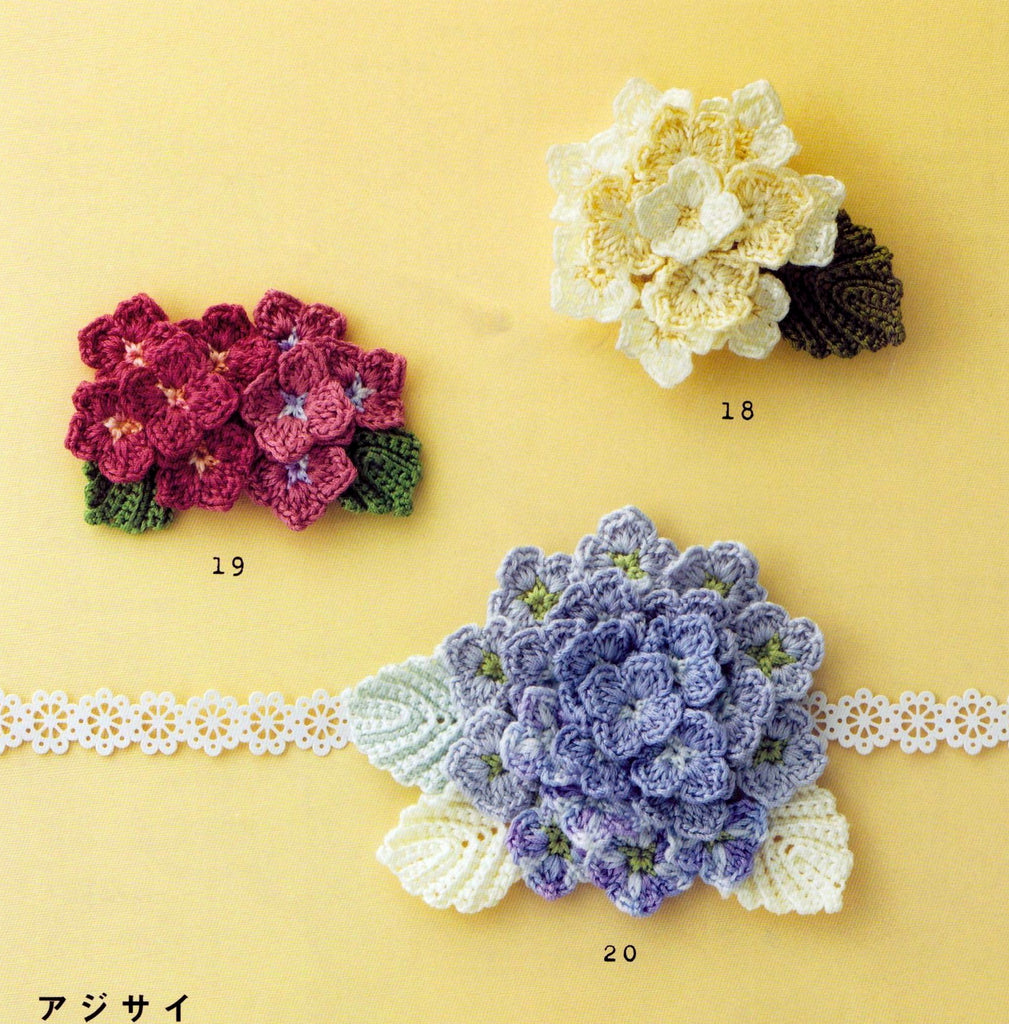 Cute small flowers bouquet crochet pattern