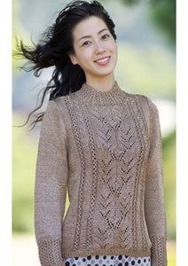 Pullover sweater knitting pattern