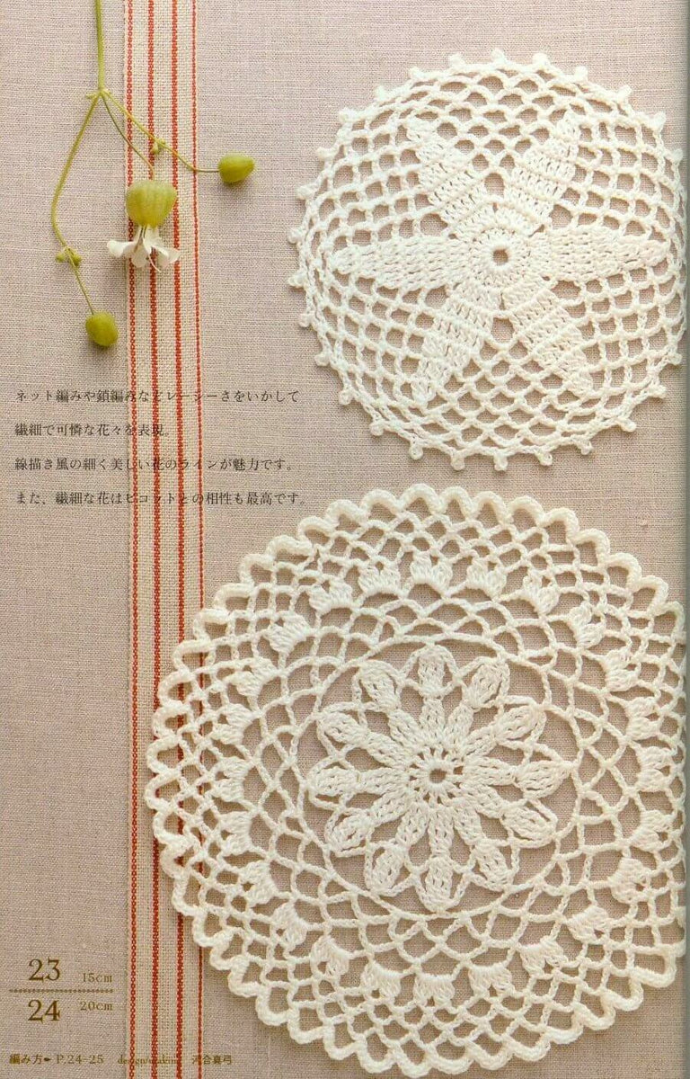 Cute round motifs crochet pattern – JPCrochet