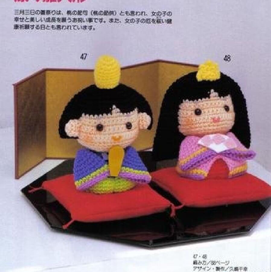 Boy and girl amigurumi dolls easy crochet patterns
