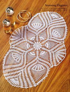 Pineapple crochet doily free pattern