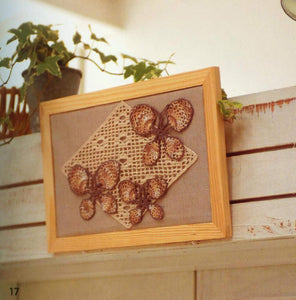 Crochet butterfly cute handmade wall decor
