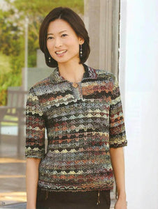 Modern crochet jumper free pattern