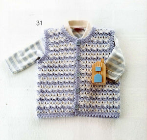 Baby crochet vest pattern