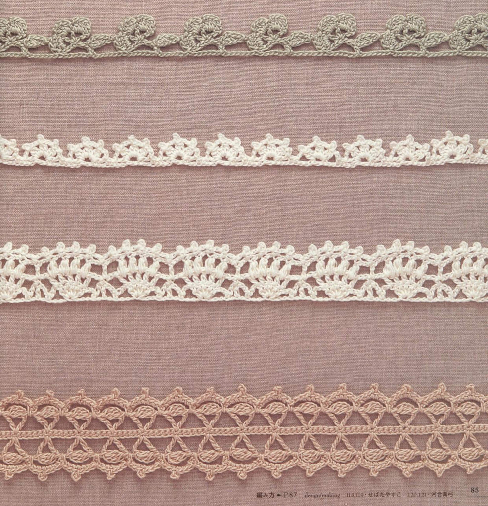 Easy crochet lace edgings