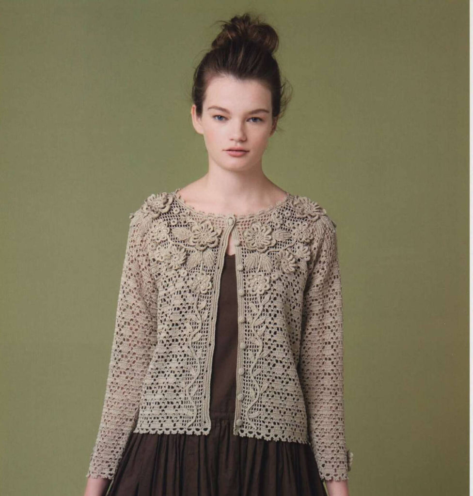 Sweet Floral Pattern Lace Cardigan