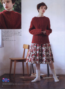 Easy cable sweater knitting pattern