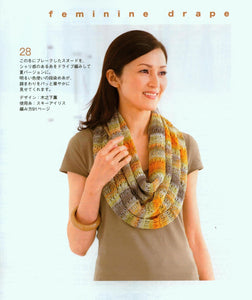 Beautiful snood easy quick knitting pattern