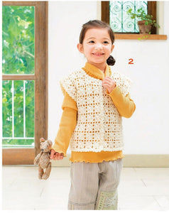 Cute crochet vest for girl