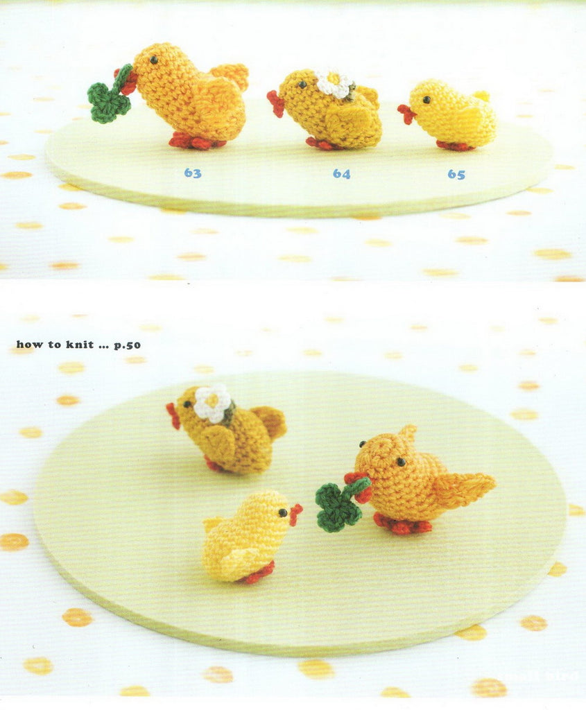 Chicken family cute amigurumi crochet design