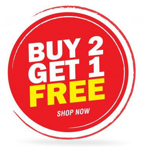 Buy 2 items – Get 1 item free