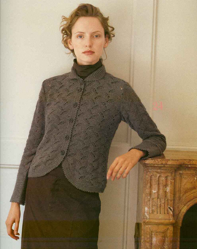 Grey jacket knitting pattern