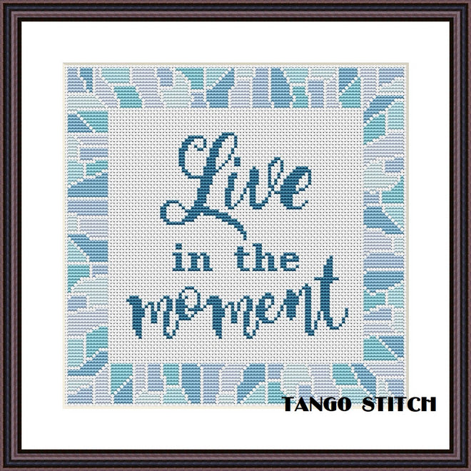 Motivational cross stitch patterns