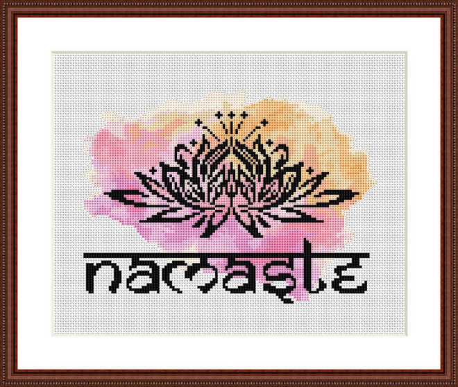 Watercolor cross stitch pattern collection