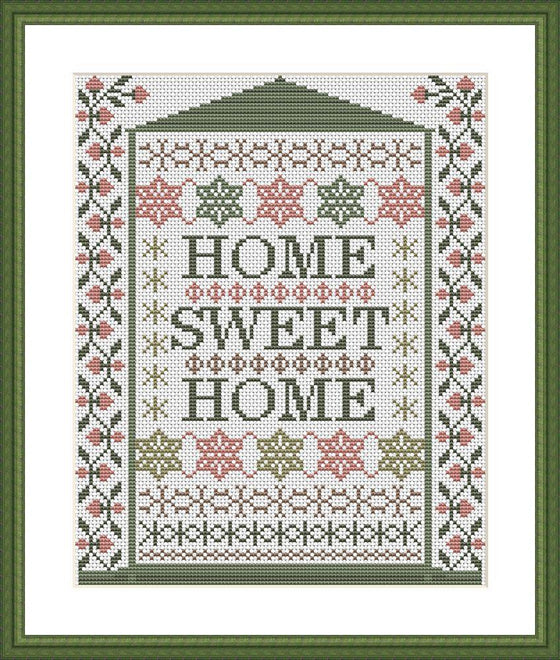 Home Sweet Home cross stitch patterns