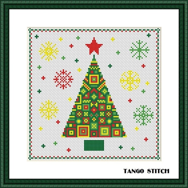 New Year and Christmas cross stitch patterns collection