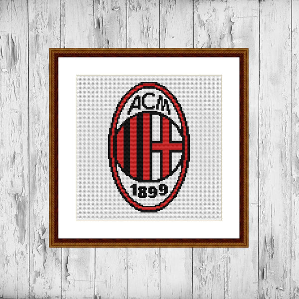 AC MILAN cross stitch pattern