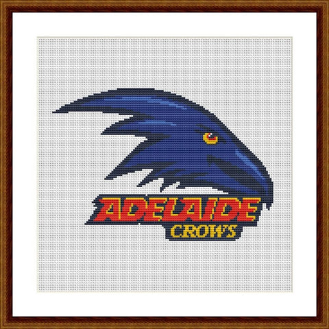 Adelaide Crows cross stitch pattern