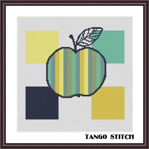 Apple Cross-Stitch (free) Pattern