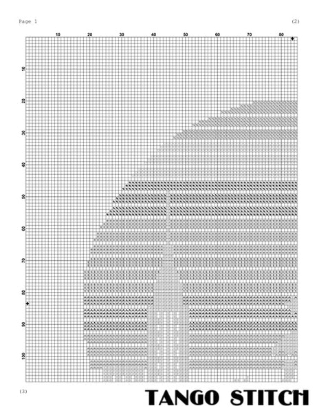 Autumn in a big city cross stitch pattern - Tango Stitch