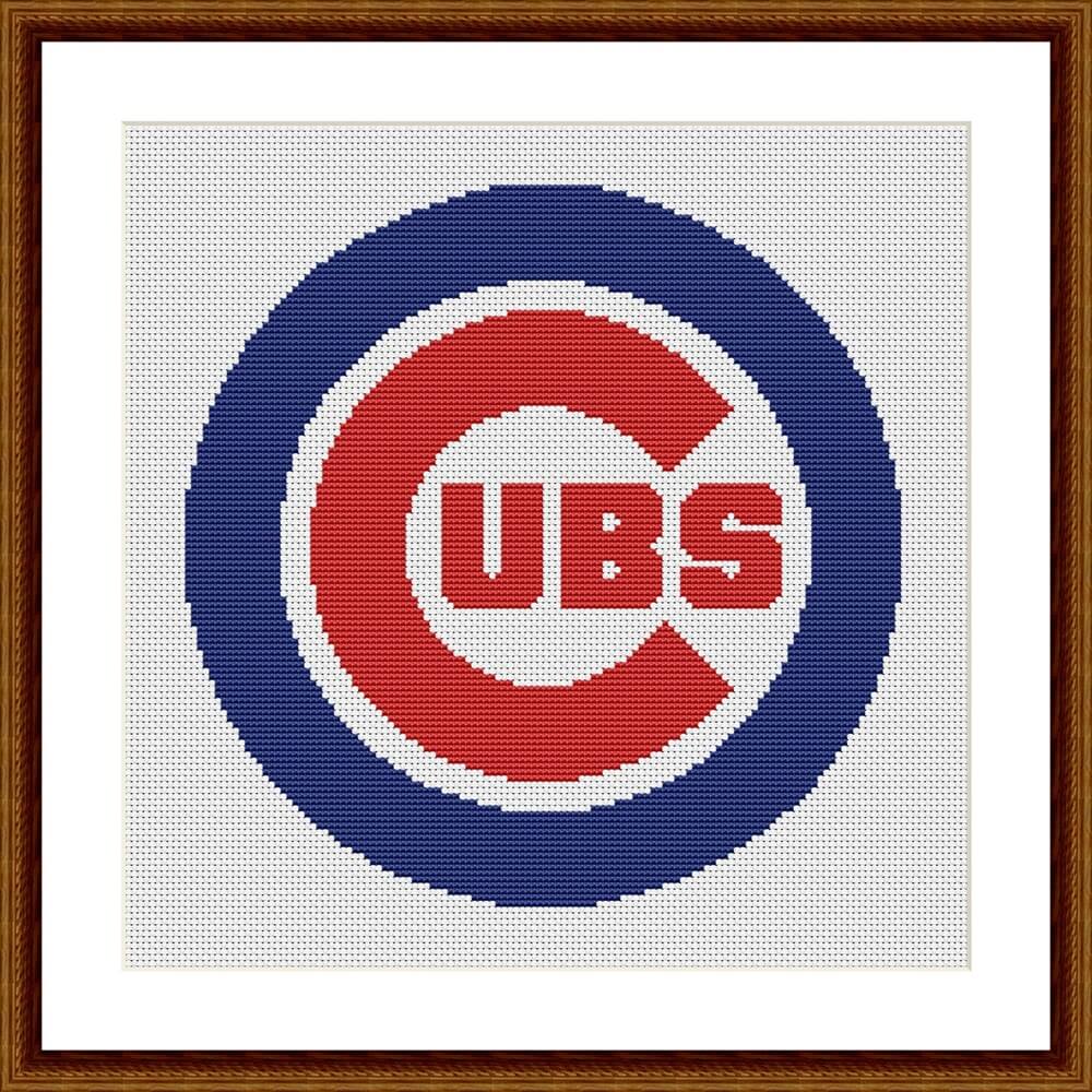 Chicago Cubs cross stitch pattern