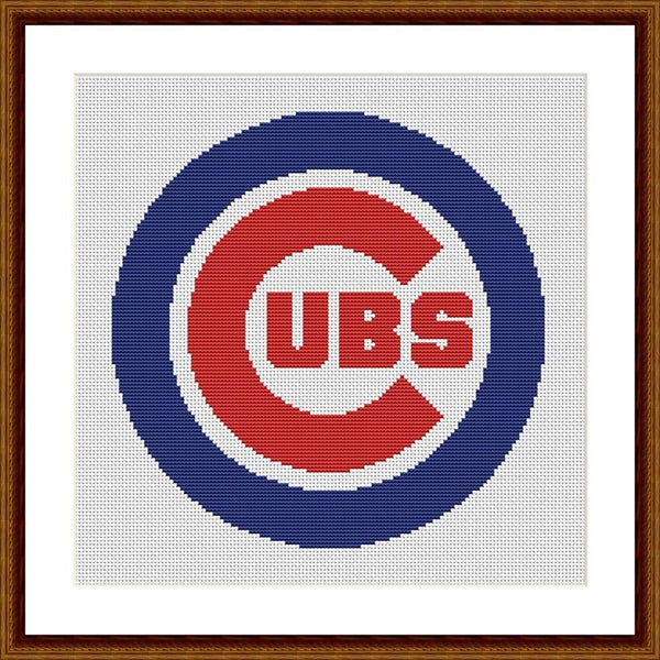 Chicago Cubs cross stitch pattern