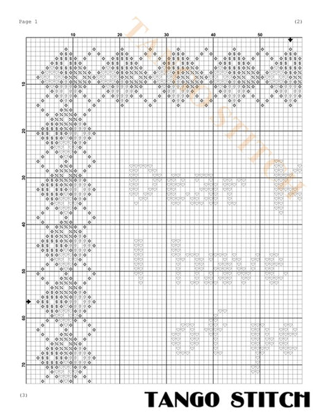 Dear Karma I have a list of people you missed funny cross stitch pattern   - Tango Stitch