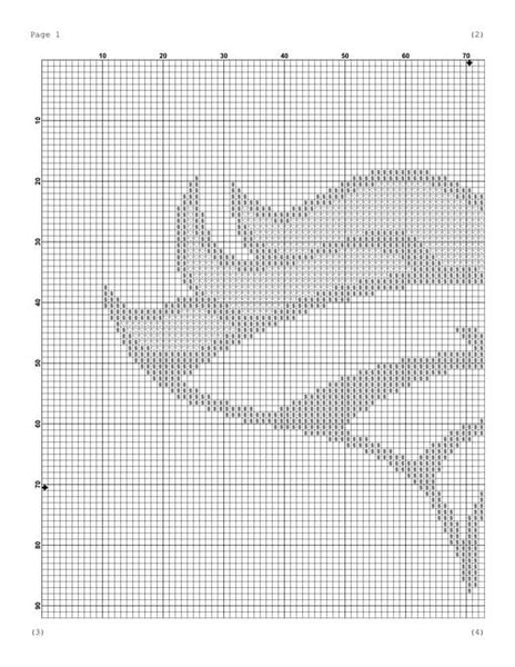 Denver Broncos cross stitch pattern