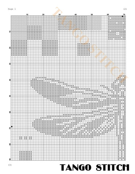 Dragonfly Piet Mondrian inspired geometric cross stitch pattern