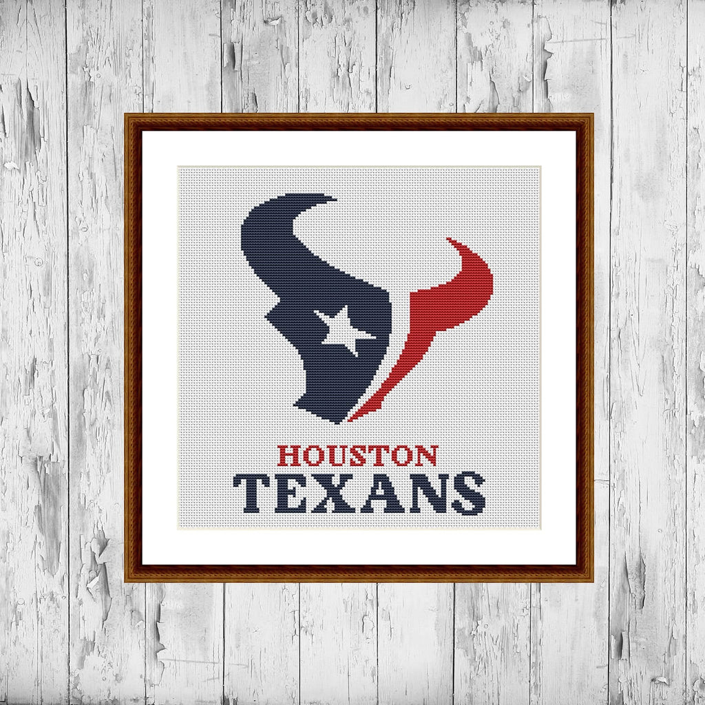 Houston Texans Pattern Houston Texans cross stitch pattern – JPCrochet