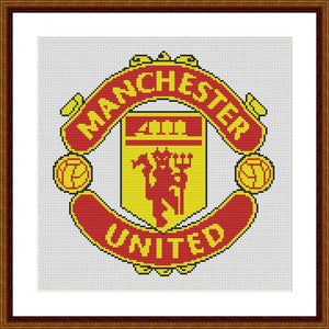 Manchester United cross stitch pattern - Tango Stitch